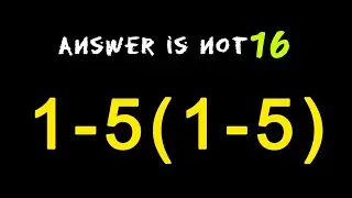 Only 1 in 5 Can Solve This Math Problem!#maths 