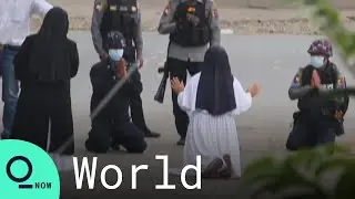 Myanmar Nun Pleads With Police to Spare Protesters: 'Kill Me Instead'