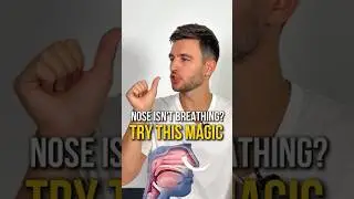 Nose isn't breathing? 😱 try this