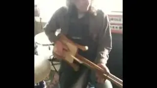 Take 2 blooper at  Xanadu - JOHNNY LOWEBOW -  One Man Band - Cigar Box Guitar Box - by Sam