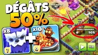 💥 50% en 10s avec CETTE COMPO ! La COMPO Y&Eacute;TI + FOURNAISE qui BROIE tout en HDV17 ! (Clash of Clans)