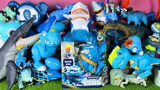 Satisfying ASMR Unboxing Jurassic World Dinosaur T-rex Mosasaurus Triceratops Dragon Baryonyx Eggs