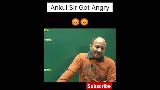Ankul Sir Got Angry || Ankul Sir   #ssc #ssccgl #sscchsl #shorts #viral