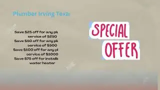 Plumber Irving Texas