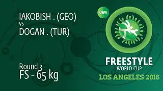 Round 2 FS - 65 kg: K. KHABALASHVILI (GEO) vs D. BURAK (TUR)