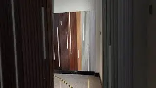 Amazing fluted wall panel with LED lighting system #ledlighting #walldecor #ledlightingsolutions