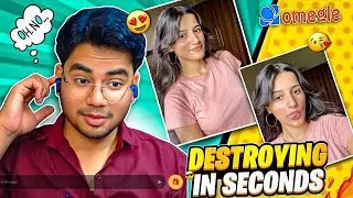 Flirting with Random girls On Omegle 💕ll Entertainment 😍!! FUNNY GAMES  &  DARK TALK WITH GIRLS 😁👈