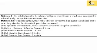 Colligative Properties and Zeta Potential in Colloidal Solutions