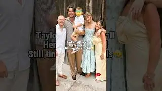 Taylor Swift is so tall, but she looks tiny next to Travis Kelce. #taylorswift #traviskelce