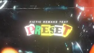 Fictic Editz Like Text Animation In Alight Motion (+Preset)