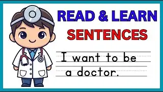 Kids Read & Learn Sentences Les 1 ---- Fun & Simple Sentences for Smart Readers