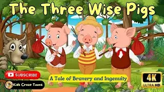 The Three Wise Pigs and the Big Bad Wolf: A Tale of Bravery and Ingenuity