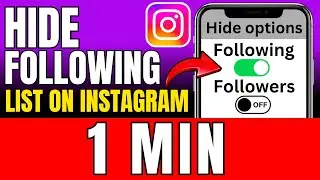 How To Hide Following List On Instagram 2026 (Fast An Easy)