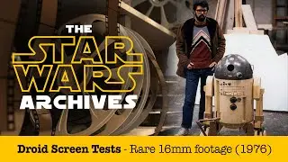 Star Wars Droid Screen Tests - Rare 16mm Footage (1976)