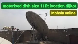 Motorized Dish set-up Size 11 ft location Dijkot Punjab Mohsinonline