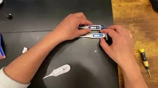Change batteries on different types of Digital Thermometers