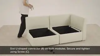 Connecting Macy Sofa Modules | Mopio