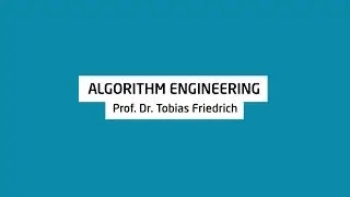 Algorithm Engineering: HPI Research Group | HPI-TV