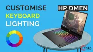 How to change light on HP Omen keyboard?