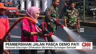 Pembersihan Jalan Pascademo Pati