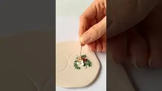 Polymer Clay Flower Bouquet Earrings | Tutorial Preview | #shorts #polymerclay #handmadejewelry