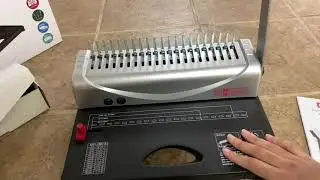 MAKEASY Comb Binding Machine - Review & Install