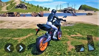 Ultimate Motorcycle Simulator Free roam & Stunts 2019-Best Android Gameplay HD #5