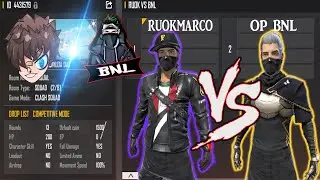 OP BNL VS RUOK FF | ONESHOT ONLY ROOM - تحدي بنل ضد ريوك اخطر تحدي في فري فاير