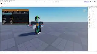 working on a new walking anim in rblx studio i think #robloxstudio