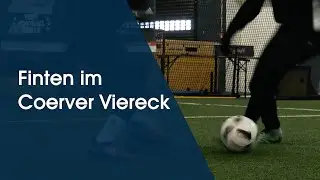 Finten im Coerver Viereck - Fu&szlig;balltraining am Deutschen Fu&szlig;ball Internat
