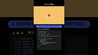I Love You &ndash; Romantic Heart Animation CSS! #coding #programming #romantic #heartanimation #css #web