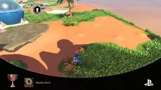 Astro Bot PS5 Trophy Guide &ndash; Royally Stuck 🥉👑🟣 | Got Little Too Close to Sticky Sphere In Crash Site
