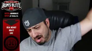 REAL MONEY DRAFT LIVE! - Bum's Blitz Fantasy Football
