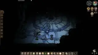 Webber runs into falling rocks and dies - Don't Starve Together