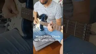 Warm Guitar Chords to Brighten Your Day 💜🎶🎸 #LofiGuitar