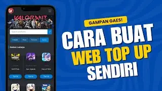 CARA MEMBUAT WEB TOP UP GAME DAN SERVER PULSA TERBARU 2025