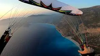 Paragliding synchro acro show in &Ouml;l&uuml;deniz - with Harun Karateke