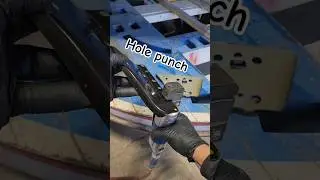 Hole punch & flange tool #autotechnician #autorepair #carrepairs #autobody