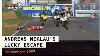 Andreas Meklau's famous violent Hockenheim crash | 1997 Pro-Superbike Championship