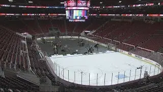 PNC Arena Floor Change