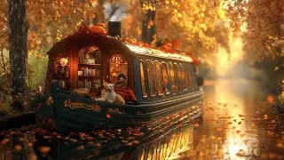 The COZIEST Autumn Story | A Relaxing Autumn Narrowboat Ride | Deep Sleep Helper