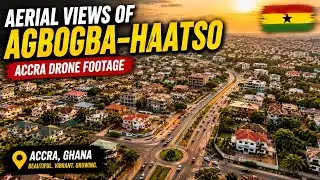 Виды Агбогба-Хаатсо с воздуха 🇬🇭 | Съемка с дрона в Аккре