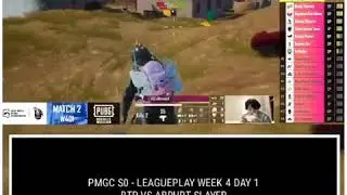 PMGC SO - LEAGUEPLAY WEEK 4 DAY 1 BTR VS ABRUPT SLAYER