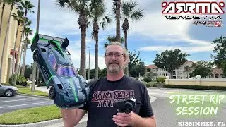 ARRMA VENDETTA STREET RIP SESSION #rc #rccar #hobby 