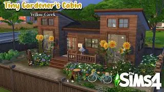Tiny Gardner's Cabin | Sims 4 Speed Build (No CC)