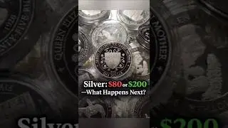 Silver at a Breaking Point: $80 or $200 Which Comes First? #Shorts