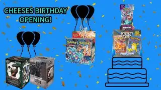 Cheeses Birthday Opening! Pokemon & Marvel ! Stellar Crown x Mystery Power Box x Unified Minds !