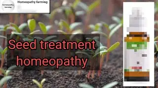 बीजप्रक्रिया increase germination होम्योपैथी 