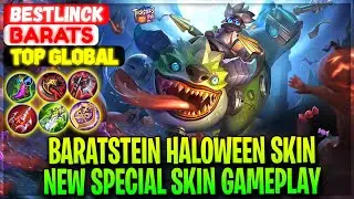 Baratstein Haloween Skin, New Special Skin Gameplay - Top Global Barats Bestlinck - Mobile Legends