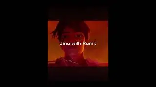 K-pop demon hunters (Jinu x Rumi) #kpopdemonhunters #rujinu #shorts 